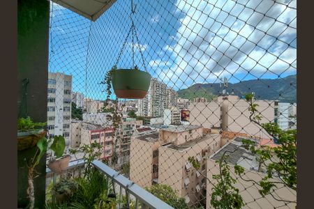 Varanda da Sala de apartamento à venda com 2 quartos, 58m² em Tijuca, Rio de Janeiro