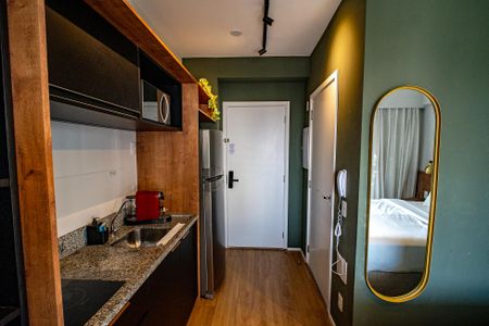 Studio à venda com 25m², 1 quarto e sem vagaCozinha