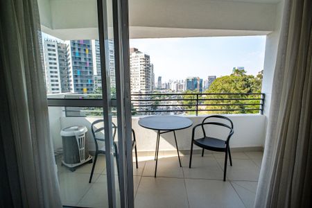 Studio à venda com 25m², 1 quarto e sem vagaVaranda