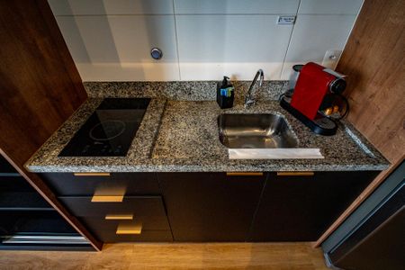 Studio à venda com 25m², 1 quarto e sem vagaCozinha