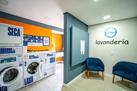 Apartamento para alugar com 34m², 1 quarto e sem vaga Apartamento para alugar com 34m², 1 quarto e sem vagaÁrea comum - Lavanderia