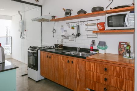 Studio à venda com 70m², 1 quarto e 1 vagaCozinha e Área de Serviço