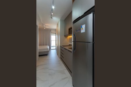 Apartamento para alugar com 34m², 1 quarto e sem vagaCozinha Americana