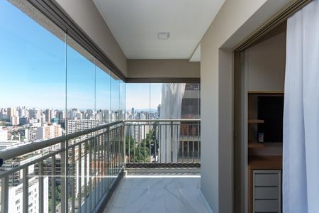 Apartamento para alugar com 34m², 1 quarto e sem vagaVaranda