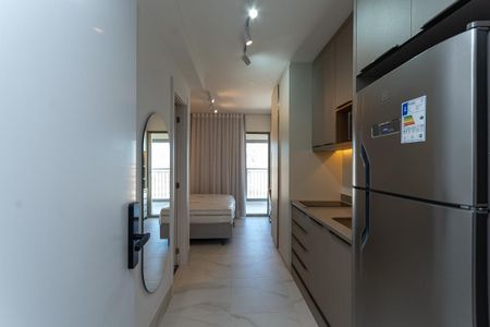 Apartamento para alugar com 34m², 1 quarto e sem vagaCozinha Americana