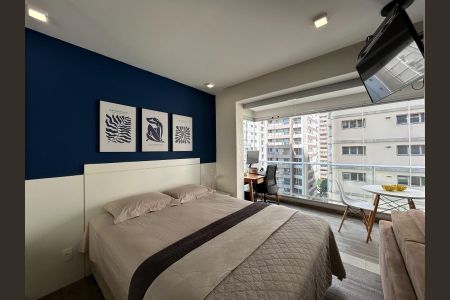 Studio à venda com 36m², 1 quarto e 1 vagaSala/Quarto