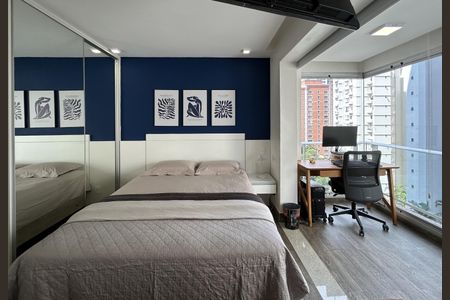 Sala/Quarto de kitnet/studio à venda com 1 quarto, 36m² em Brooklin, São Paulo