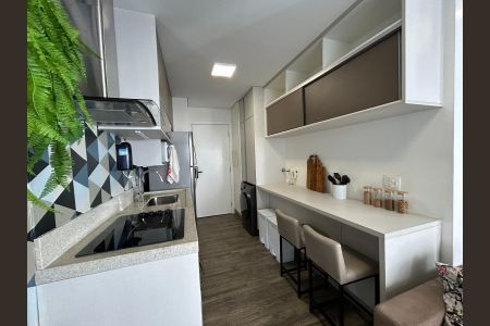 Studio à venda com 36m², 1 quarto e 1 vagaCozinha