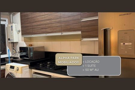 Apartamento para alugar com 1 quarto, 50m² em Alphaville Conde II, Barueri
