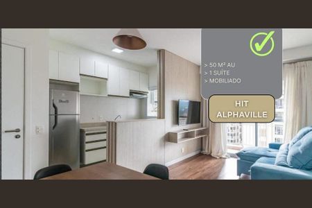 Apartamento para alugar com 1 quarto, 50m² em Empresarial 18 do Forte, Barueri