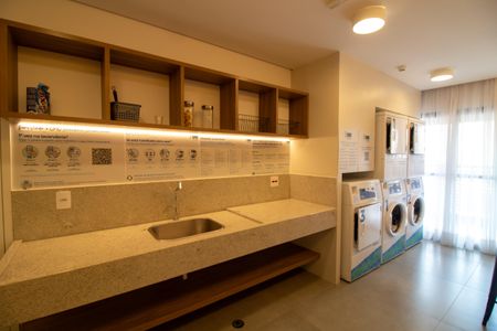 Studio para alugar com 26m², 1 quarto e sem vaga Studio para alugar com 26m², 1 quarto e sem vagaÁrea comum - Lavanderia