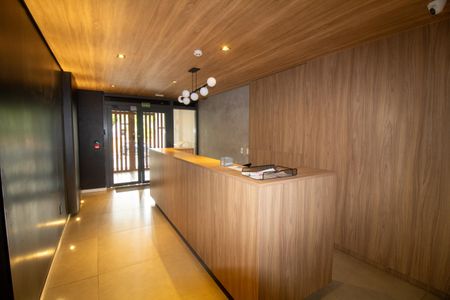 Studio para alugar com 26m², 1 quarto e sem vaga Studio para alugar com 26m², 1 quarto e sem vagaÁrea comum - Recepção