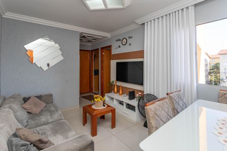Sala  de apartamento à venda com 2 quartos, 51m² em Campanário, Diadema