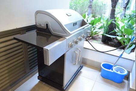 Apartamento à venda com 44m², 1 quarto e 1 vagaChurrasqueira