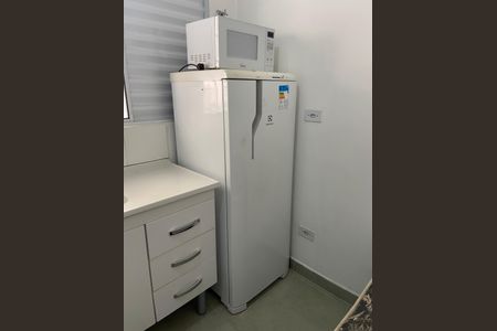Pia / Geladeira  de kitnet/studio para alugar com 1 quarto, 10m² em Rio Pequeno, São Paulo