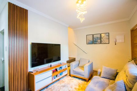 Sala de casa à venda com 2 quartos, 114m² em Vila Humaita, Santo André