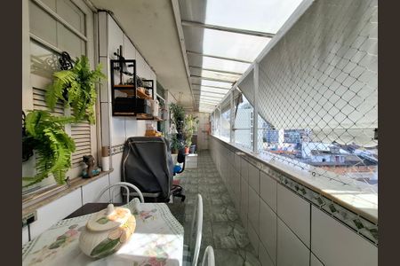 Varanda  de apartamento à venda com 3 quartos, 129m² em Centro, Rio de Janeiro