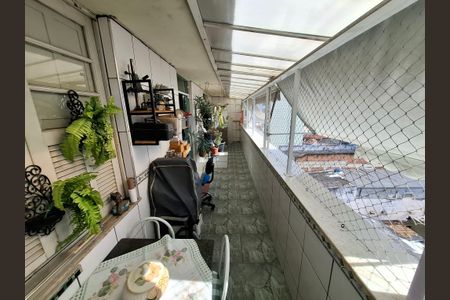 Varanda  de apartamento à venda com 3 quartos, 129m² em Centro, Rio de Janeiro