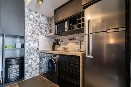 Studio para alugar com 35m², 1 quarto e 2 vagas Studio para alugar com 35m², 1 quarto e 2 vagasCozinha