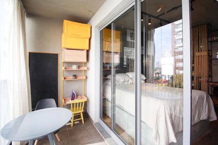 Studio para alugar com 35m², 1 quarto e 2 vagasVaranda