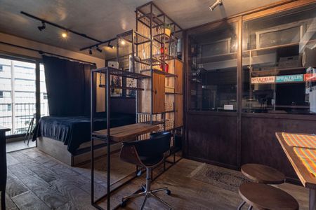 Studio para alugar com 35m², 1 quarto e 2 vagas Studio para alugar com 35m², 1 quarto e 2 vagasCozinha