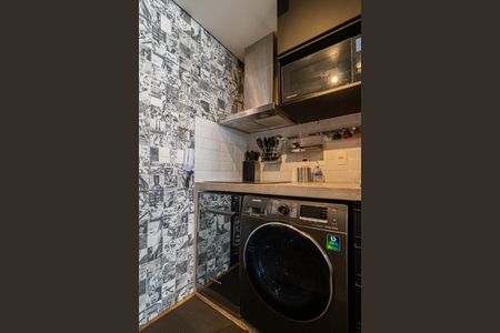 Studio para alugar com 35m², 1 quarto e 2 vagas Studio para alugar com 35m², 1 quarto e 2 vagasCozinha