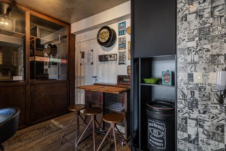 Studio para alugar com 35m², 1 quarto e 2 vagas Studio para alugar com 35m², 1 quarto e 2 vagasCozinha