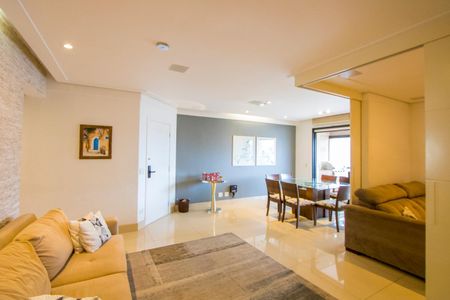 Sala de apartamento à venda com 3 quartos, 114m² em Jardim, Santo André