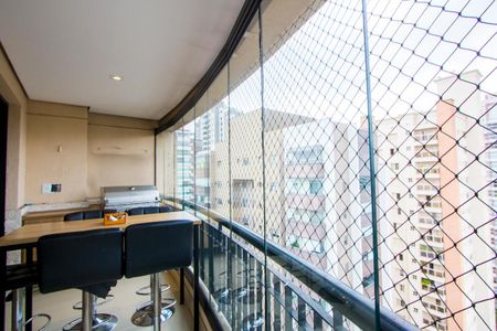 Varanda gourmet de apartamento à venda com 3 quartos, 114m² em Jardim, Santo André