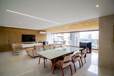 Sala de apartamento para alugar com 3 quartos, 145m² em Campo Belo, São Paulo