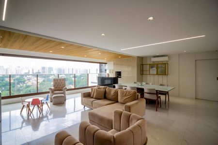 Sala de apartamento para alugar com 3 quartos, 145m² em Campo Belo, São Paulo