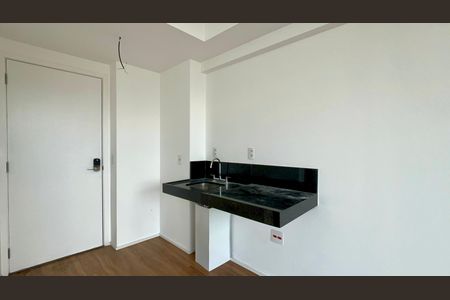 Cozinha de kitnet/studio para alugar com 1 quarto, 27m² em Pinheiros, São Paulo