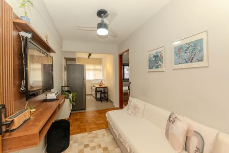 Sala de apartamento para alugar com 1 quarto, 40m² em Bela Vista, São Paulo