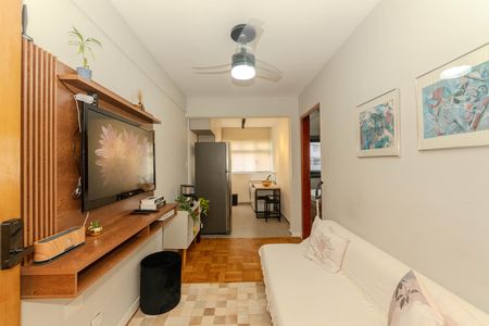 Sala de apartamento para alugar com 1 quarto, 40m² em Bela Vista, São Paulo
