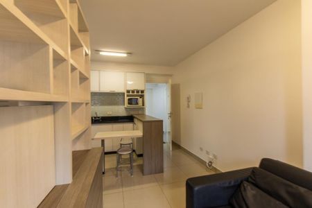 Sala de apartamento para alugar com 1 quarto, 34m² em Batel, Curitiba