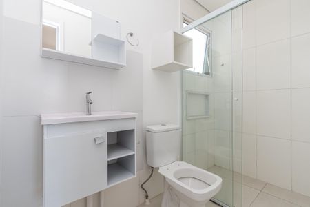 Banheiro da Suíte  de apartamento para alugar com 2 quartos, 57m² em Chácara Bela Vista, Sumaré