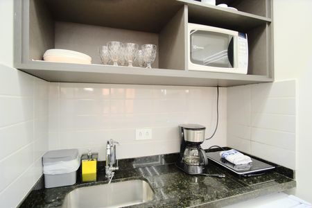 Studio à venda com 29m², 1 quarto e 1 vagaCozinha
