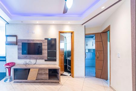 Sala de apartamento à venda com 2 quartos, 80m² em Vila Progresso, Santo André