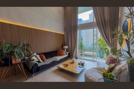 Sala de apartamento à venda com 3 quartos, 200m² em Campo Belo, São Paulo