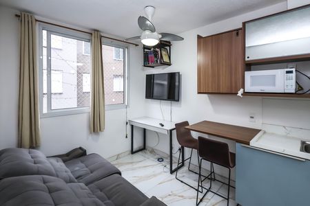 Studio para alugar com 26m², 1 quarto e sem vagaSala e Cozinha