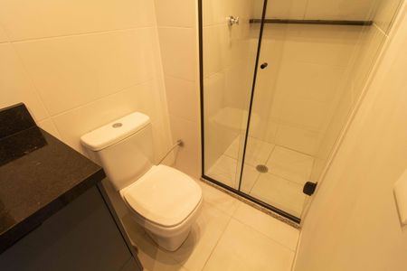 Banheiro da Suíte de apartamento para alugar com 1 quarto, 26m² em Ipiranga, São Paulo