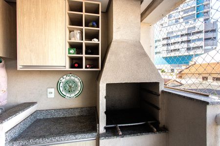 Varanda gourmet de apartamento à venda com 3 quartos, 68m² em Chácara Seis de Outubro, São Paulo