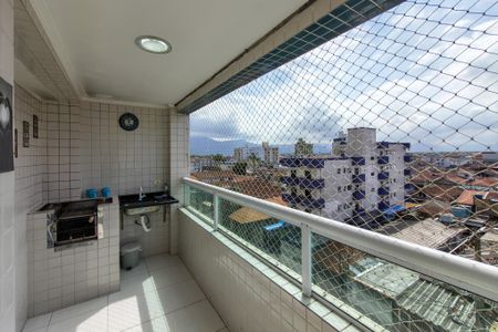 Sacada  de apartamento para alugar com 1 quarto, 45m² em Vila Assuncao, Praia Grande