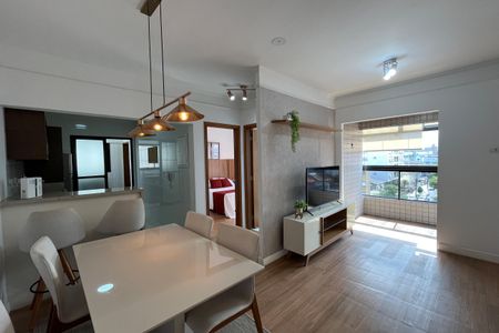 Sala de apartamento para alugar com 1 quarto, 57m² em Embaré, Santos