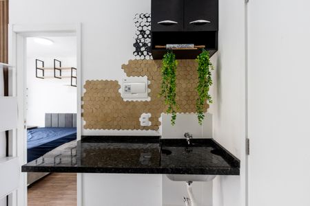 Apartamento para alugar com 28m², 1 quarto e sem vagaCozinha e Área de Serviço