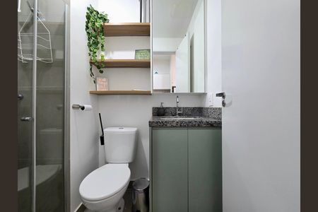 Apartamento para alugar com 25m², 1 quarto e sem vaga Apartamento para alugar com 25m², 1 quarto e sem vagaBanheiro