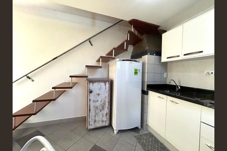 Cozinha de kitnet/studio para alugar com 1 quarto, 50m² em Santa Monica, Florianópolis