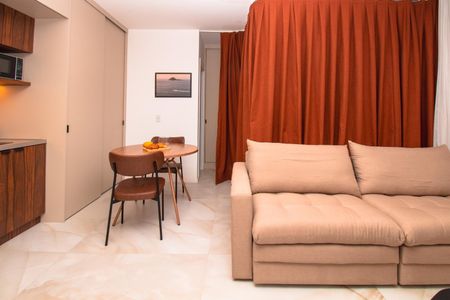 Studio para alugar com 35m², 1 quarto e sem vagaSala