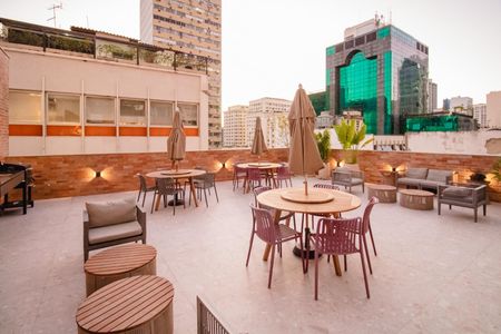 Studio para alugar com 35m², 1 quarto e sem vagaRooftop