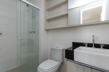 Apartamento para alugar com 40m², 2 quartos e 1 vagaBanheiro do quarto 1 Suíte